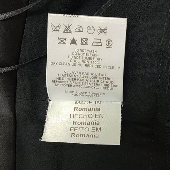 SEE BY CHLOE Black Cocktail Criss Cross Mini Dress Women's Size 6 - Picture 16 of 16